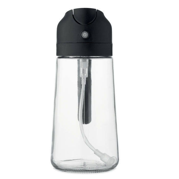Branded Glass Oil Dispenser and Sprayer 450ml without branding