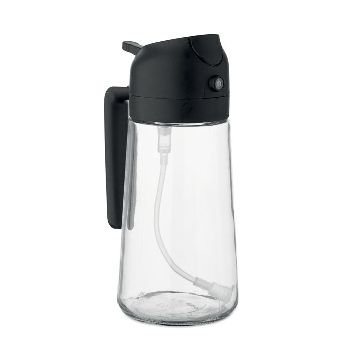 Branded Glass Oil Dispenser and Sprayer 450ml