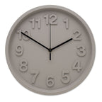 Branded Silent Wall Clock in PP in Grey