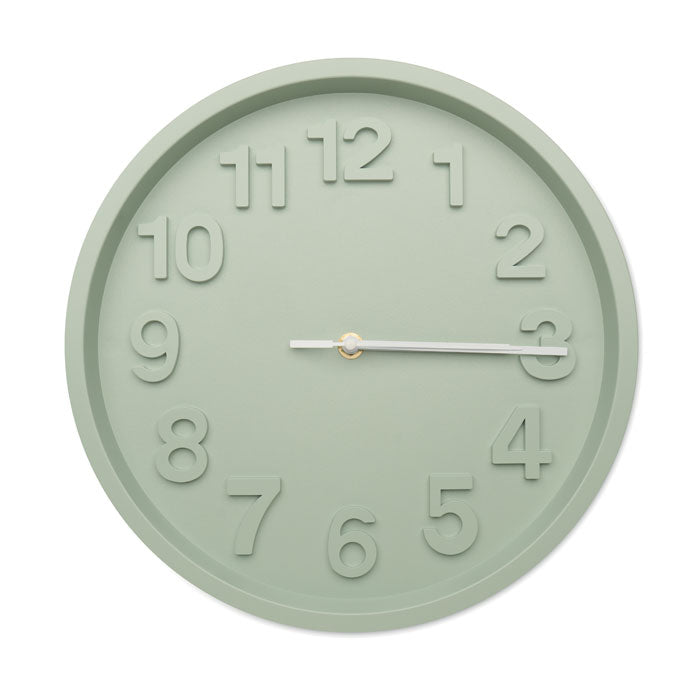 Branded Silent Wall Clock in PP without branding
