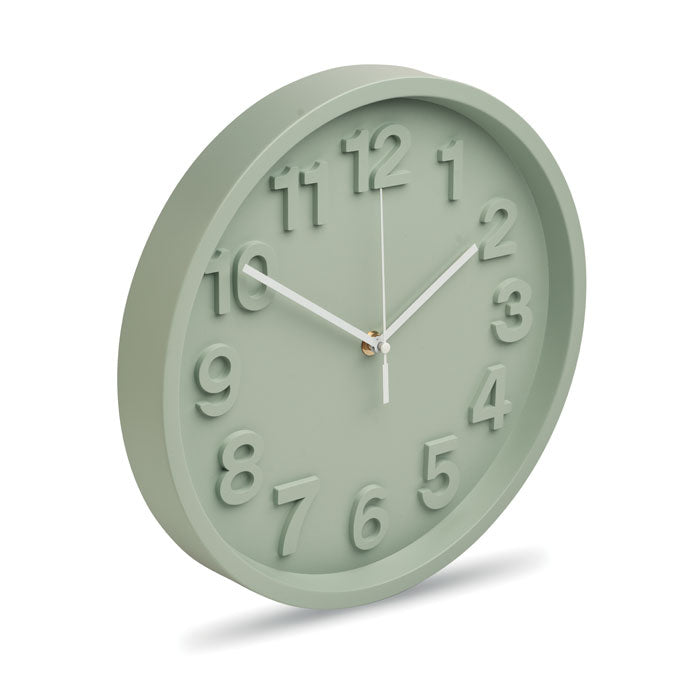Branded Silent Wall Clock in PP without branding
