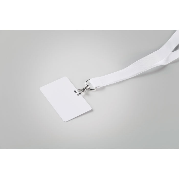 Branded PVC Lanyard Badge - 54 x 86mm without branding