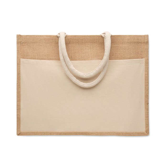 Branded Jute Shopping Bag 34 x 15 x 44.5cm without branding