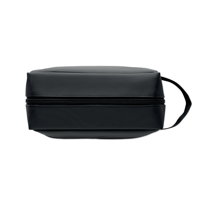 Branded RPET Toiletry Bag with Front Pocket without branding