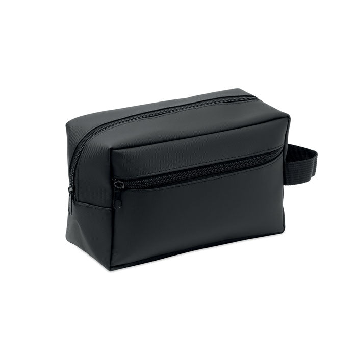 Branded RPET Toiletry Bag with Front Pocket without branding