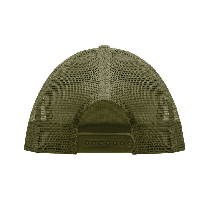 Branded 7 Panel Flat Visor Cap without branding