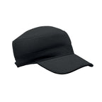 Branded Military Cap 260gsm in Black