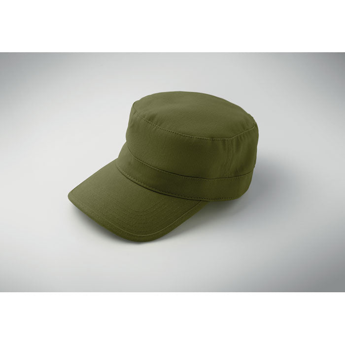 Branded Military Cap 260gsm in use
