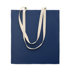 Branded Cotton Shopping Bag 38 x 42cm in Blue