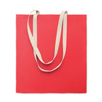 Branded Cotton Shopping Bag 38 x 42cm in Red