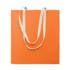 Branded Cotton Shopping Bag 38 x 42cm in Orange