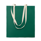 Branded Cotton Shopping Bag 38 x 42cm in Green
