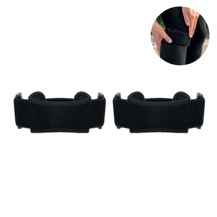 Branded Set of 2 Sports Knee Supports without branding