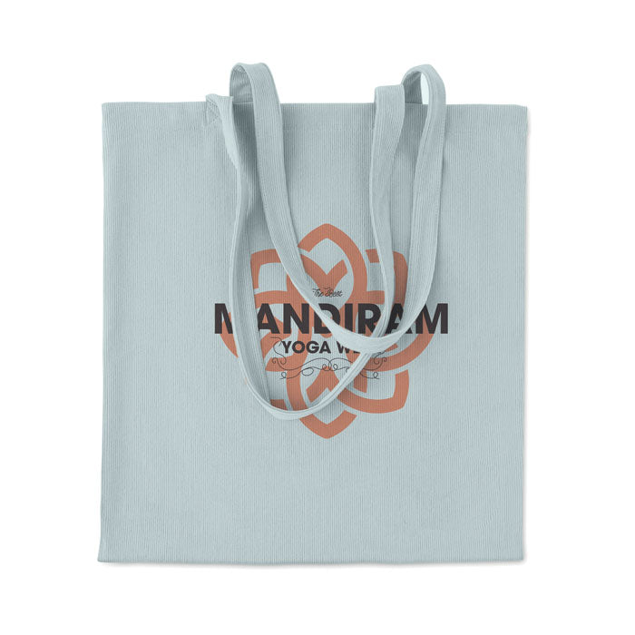 Branded Corduroy Shopping Bag