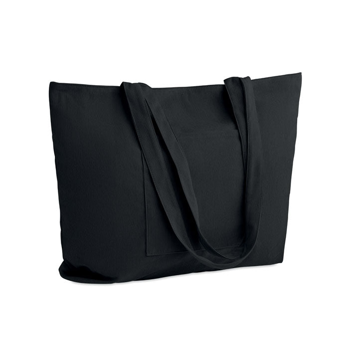 Branded Corduroy Tote Bag