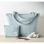 Branded Corduroy Tote Bag