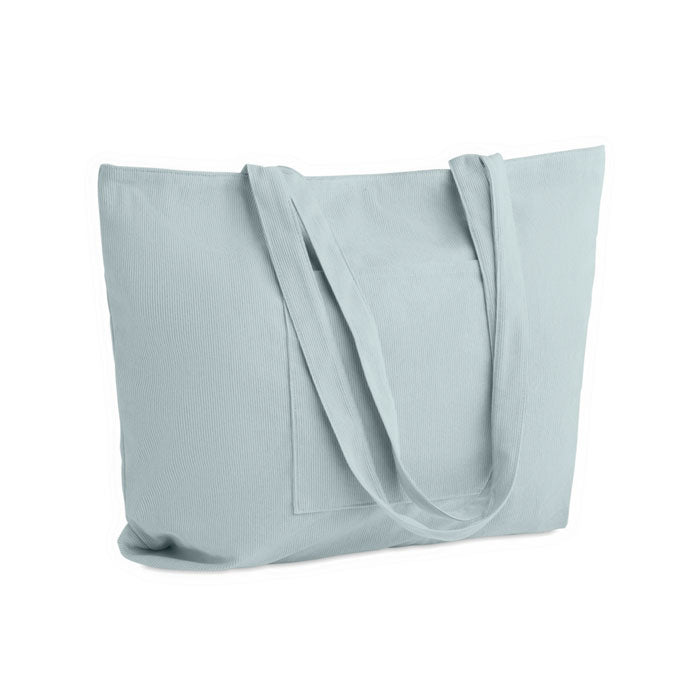 Branded Corduroy Tote Bag