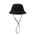 Branded Waterproof UPF50+ Fisherman Hat in Black