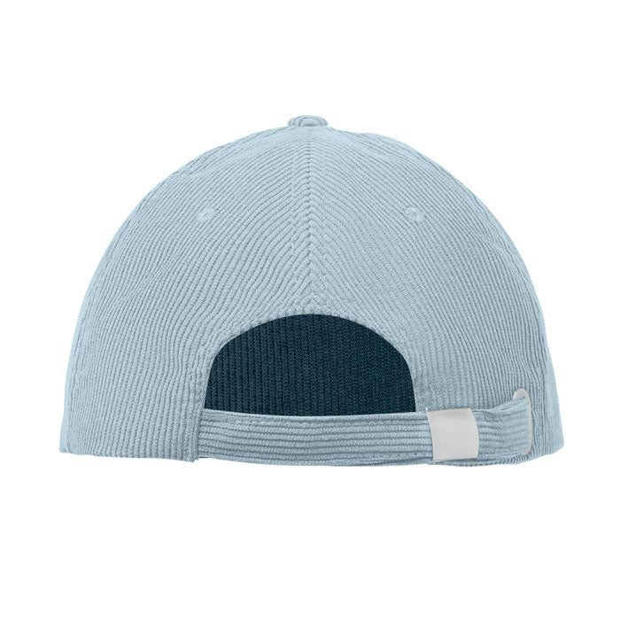 Branded Corduroy 5 Panel Baseball Cap without branding