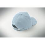 Branded Corduroy 5 Panel Baseball Cap in use