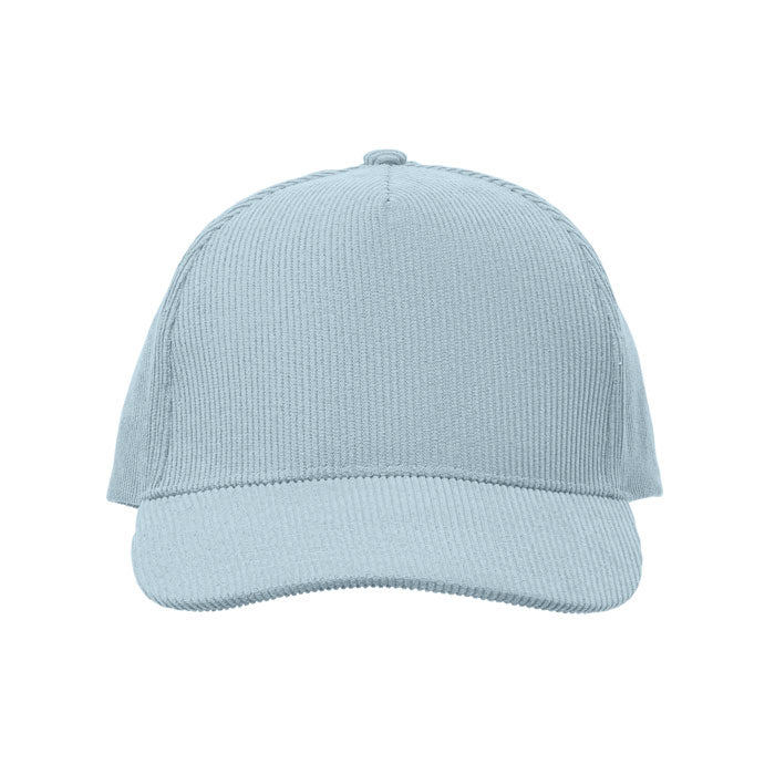 Branded Corduroy 5 Panel Baseball Cap without branding
