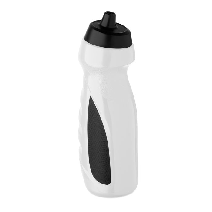 Branded PE Sports Bottle with Handgrip - 700ml in White