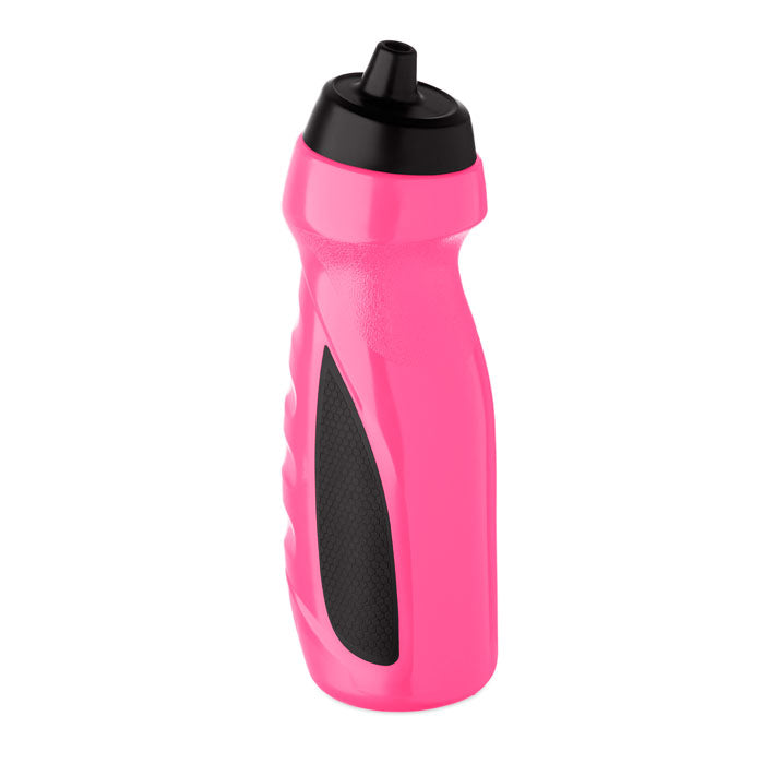 Branded PE sports bottle with handgrip, 700ml