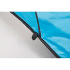 Branded Two-Person Beach Tent in use