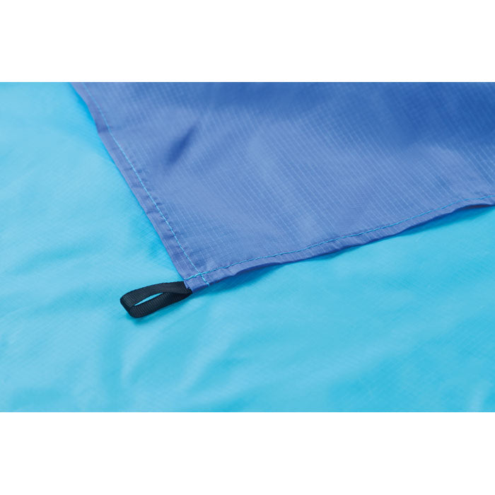 Branded Lightweight Large Beach Mat in use
