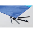 Branded Lightweight Large Beach Mat in use