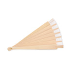 Branded Schima Wood Hand Fan with 34 Ribs without branding
