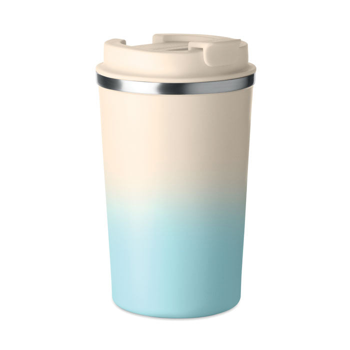 Branded Gradient Double Wall Tumbler in Blue