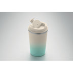 Branded Gradient Double Wall Tumbler in use