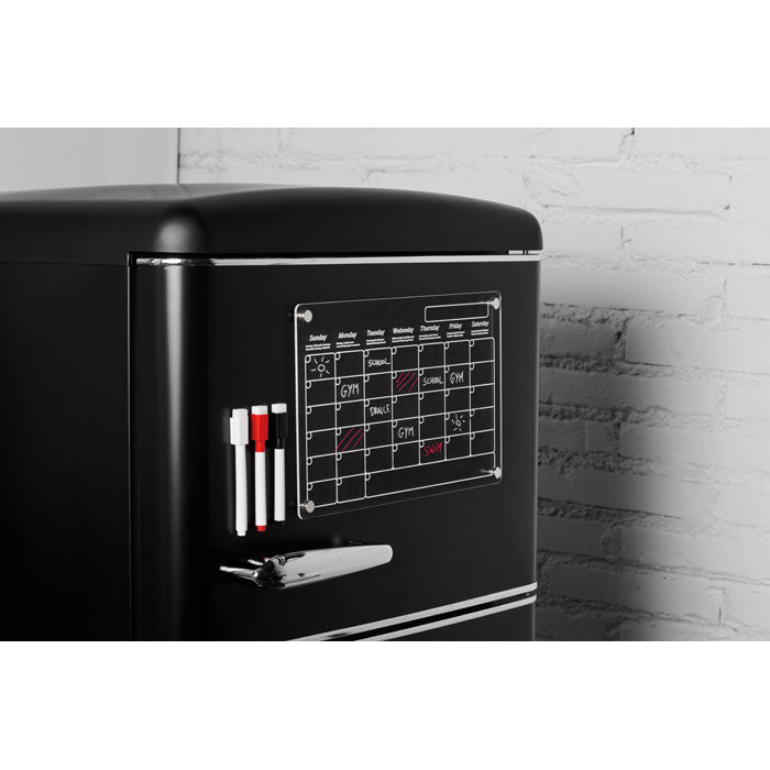 Branded Magnetic Acrylic Monthly Planner in use