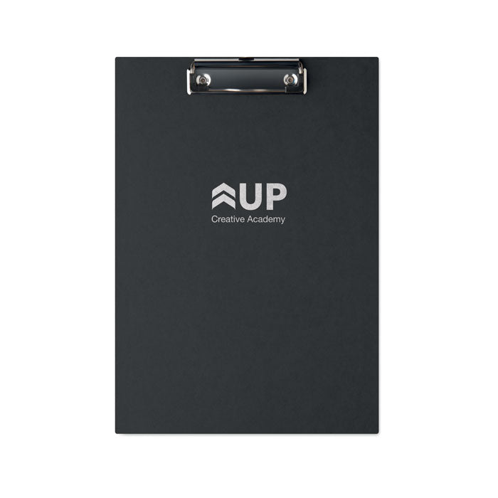 Branded A4 Cardboard Clipboard in Black