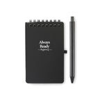 Branded Water Repellent Notepad with Pen