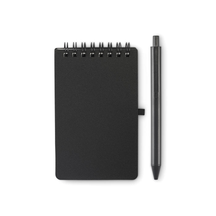 Branded Water Repellent Notepad with Pen without branding