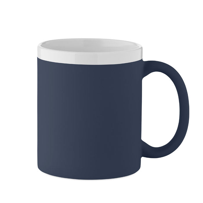 Branded Stoneware Mug for Engraving in Blue