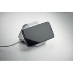 Branded Foldable Magnetic Charging Station in use