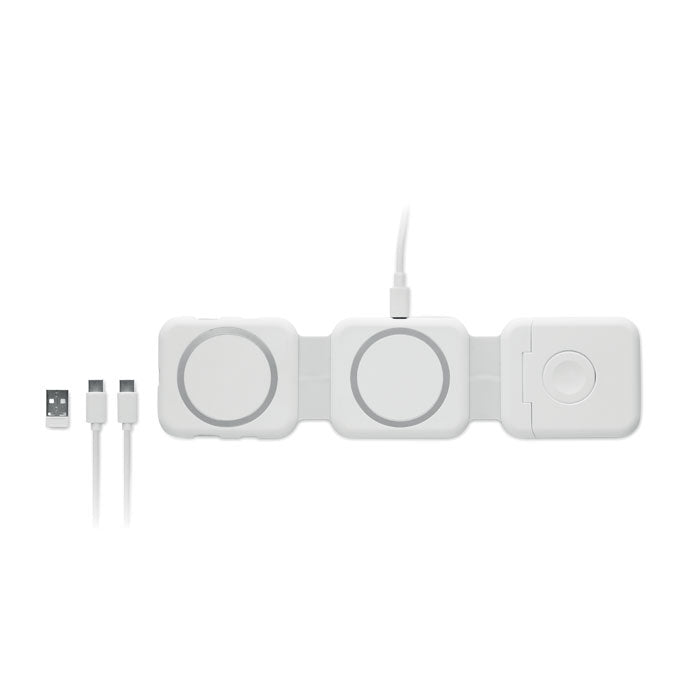 Branded Foldable Magnetic Charging Station without branding