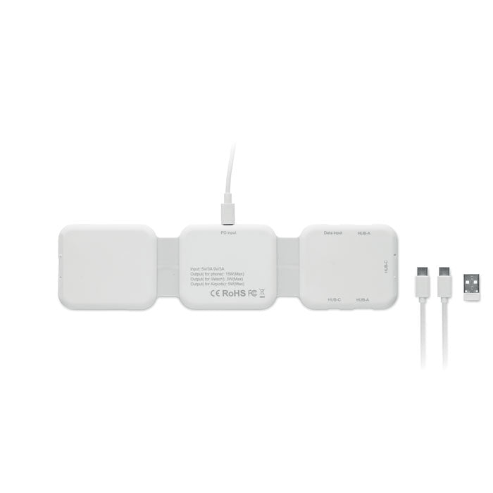 Branded Foldable Magnetic Charging Station without branding