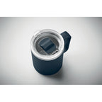 Branded Double Wall Mug with Sliding Lid without branding