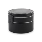 Branded Two-Tier PP Lunch Box 950ml in Black