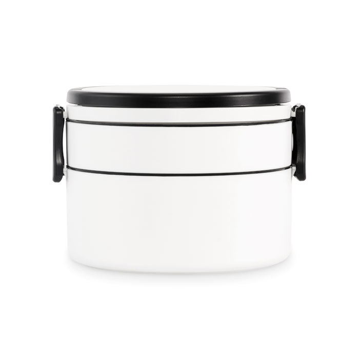 Branded Two-Tier PP Lunch Box 950ml without branding