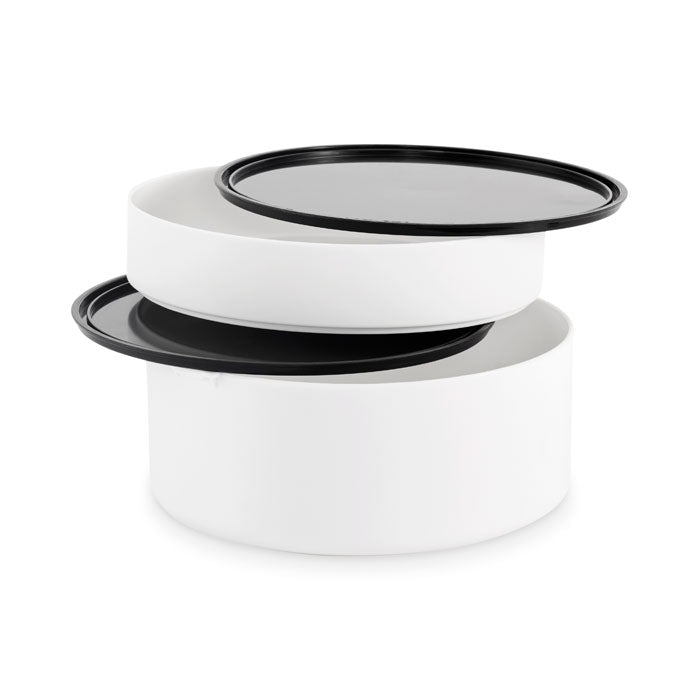 Branded Two-Tier PP Lunch Box 950ml without branding