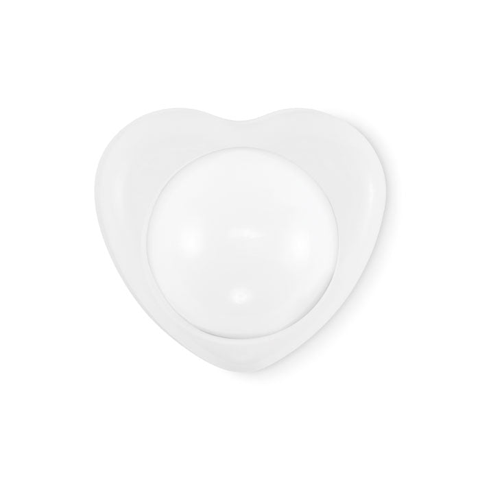 Branded Heart Shaped Vegan Lip Balm without branding