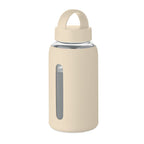 Branded Borosilicate Glass Bottle with Silicone Pouch in Brown
