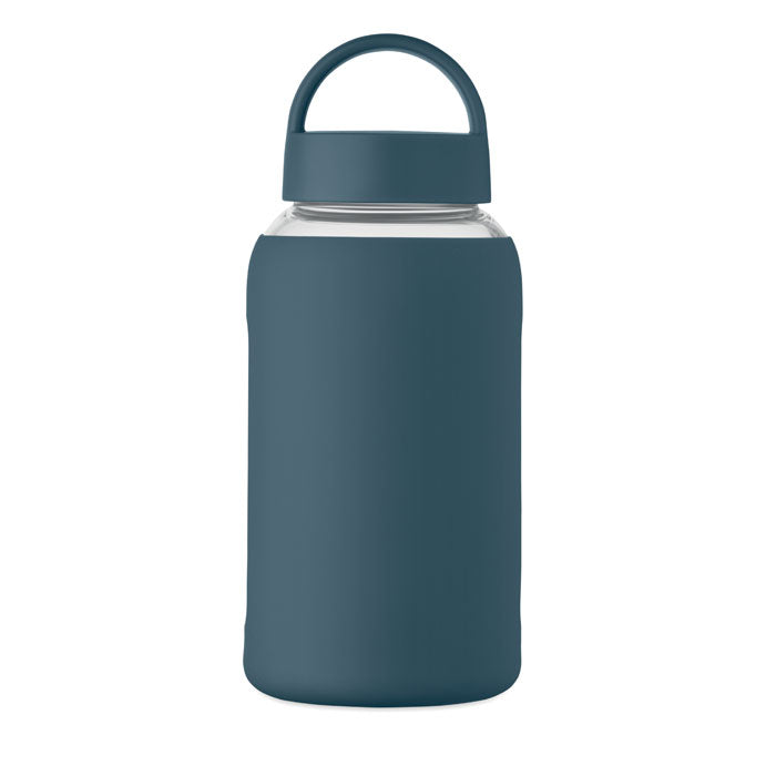 Branded Borosilicate Glass Bottle with Silicone Pouch without branding