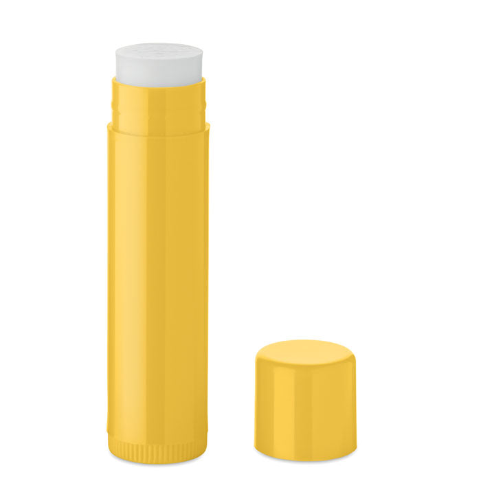 Branded Vegan Lip Balm SPF10 4.5g in Yellow
