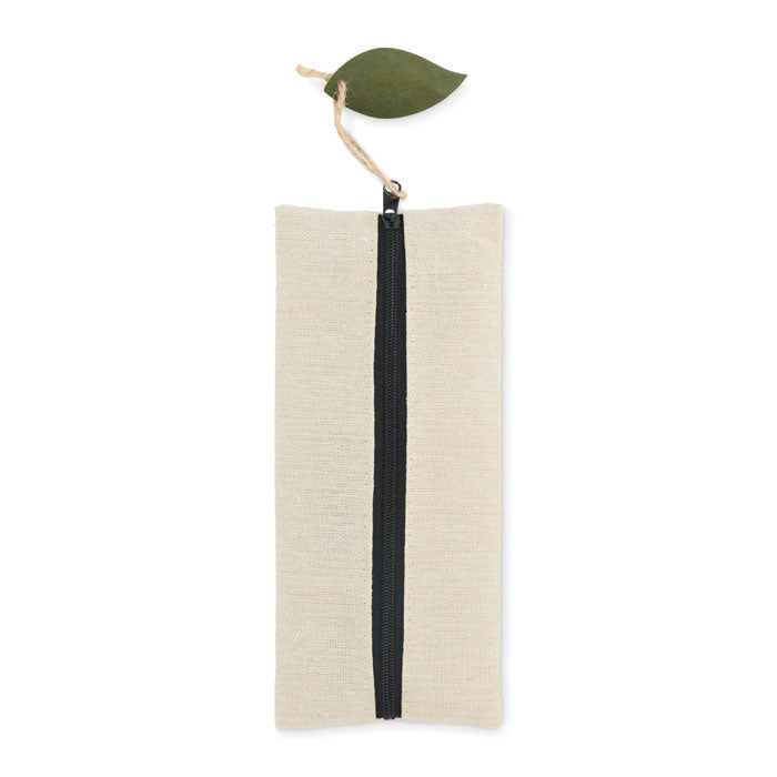 Branded Stationery Set in Cotton Blend Pouch without branding